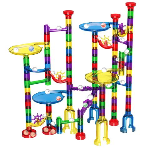 Cons. Best of the Best. National Geographic. Glowing Marble Run Construction Set. Check Price. Customer Favorite. This 80-piece marble run has 15 glow-in-the-dark marbles that make watching them race extra fun. Includes 45 track pieces, 5 bases, 15 action pieces, and 6 glow-in-the-dark marbles. Made of high-quality, durable …